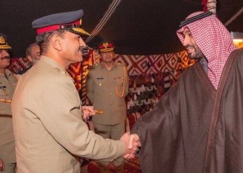 سعودی  ولی عہد  اور  آرمی چیف جنرل عاصم منیر  کے درمیان ملاقات