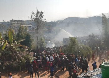 نیپال میں لینڈنگ کے دوران طیارے کا حادثہ ،68 افراد ہلاک