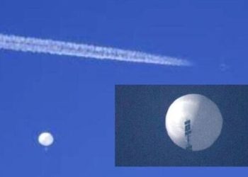 امریکی میزائل نے دیوہیکل  چینی ’جاسوس‘ غبارہ مار گرایا