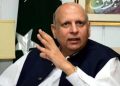 سابق گورنر پنجاب چوہدری  سرور نے مسلم لیگ ق میں  شمولیت اختیار کر لی