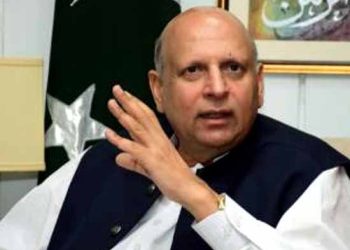 سابق گورنر پنجاب چوہدری  سرور نے مسلم لیگ ق میں  شمولیت اختیار کر لی