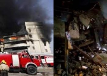 کراچی صنعتی ایریا میں آتشزدگی سے دو فیکٹریاں زمیں بوس،  4 ریسکیو اہلکار جاں بحق ،13  زخمی