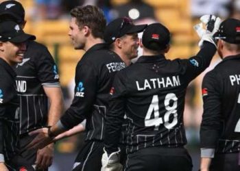 نیوزی لینڈ نے سری لنکا کو5 وکٹوں سے شکست دے دی، سیمی فائنل کی راہ ہموار