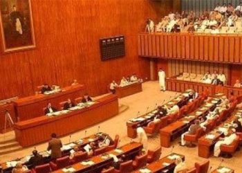 سینیٹ میں آٹھ فروری 2024 کے عام انتخابات ملتوی کرنے کی قرارداد منظور