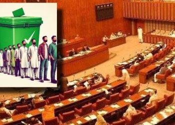 سینیٹ میں آٹھ فروری 2024 کے عام انتخابات ملتوی کرنے کی قرارداد منظور
