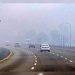 motorway closed due to smog