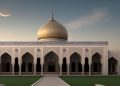 moon and mosque