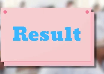 Result notice Text