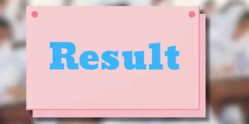 Result notice Text